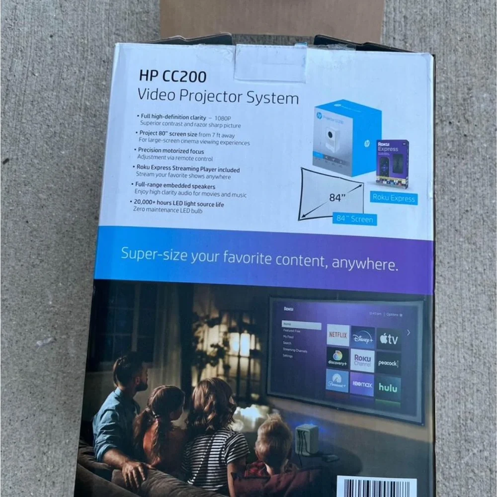 No CC200 projector with ROCU